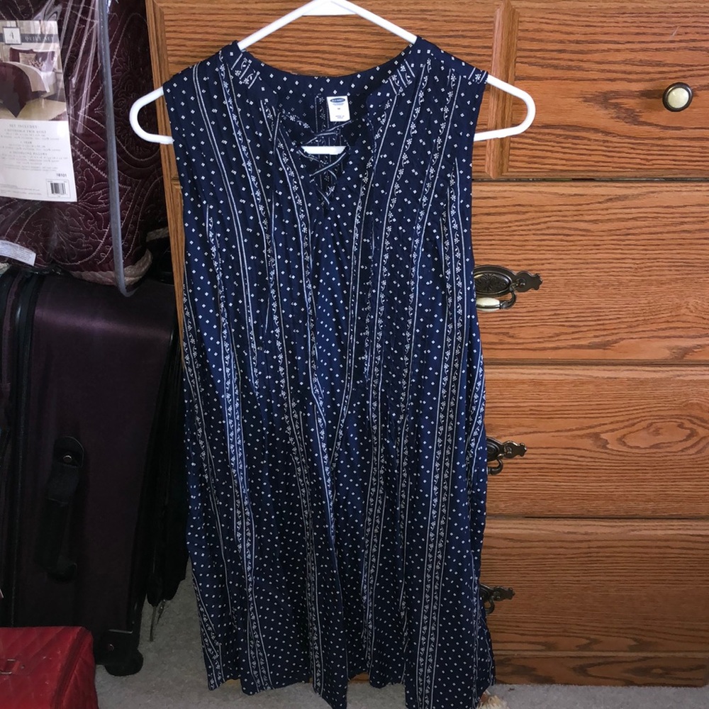 Blue dress